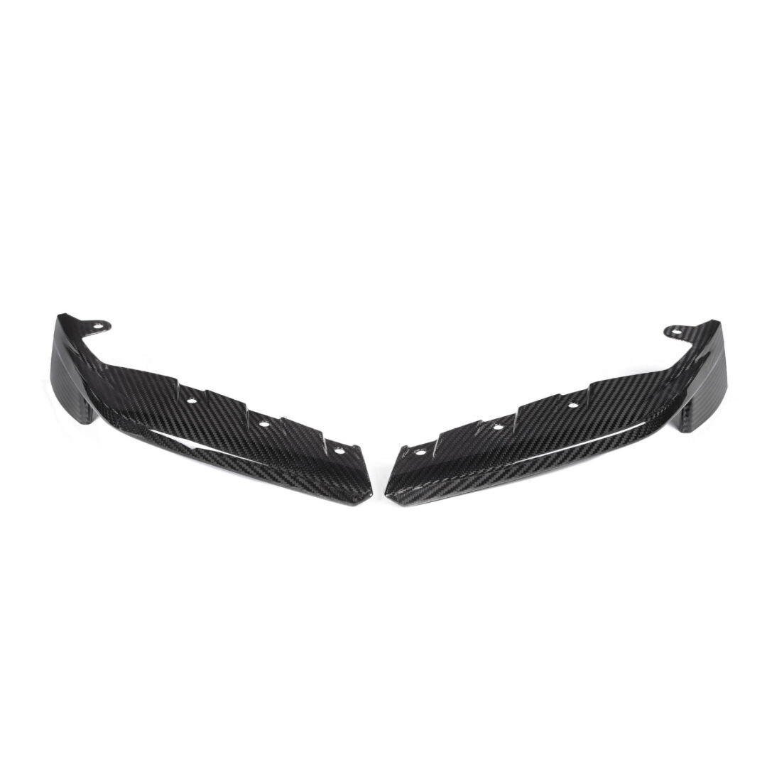 PSD BMW M3/M4 OEM STYLE REPLACEMENT FRONT SIDE SPLITTERS IN PRE PREG CARBON FIBRE (G80/G81/G82/G83)