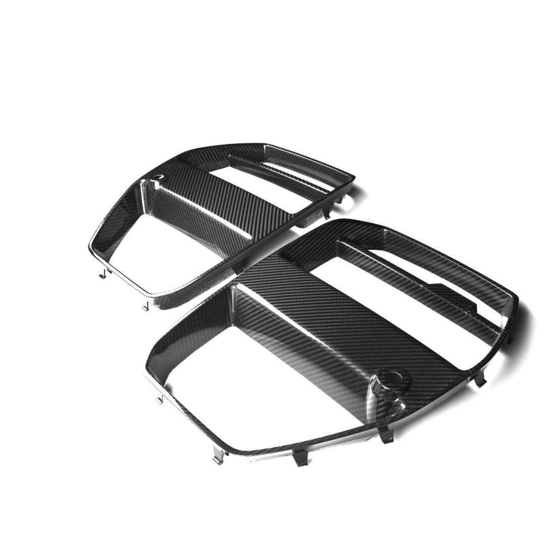 PSD BMW M3/M4 GT STYLE FRONT GRILLE IN PRE PREG CARBON FIBRE (G80/G81/G82/G83) With ACC