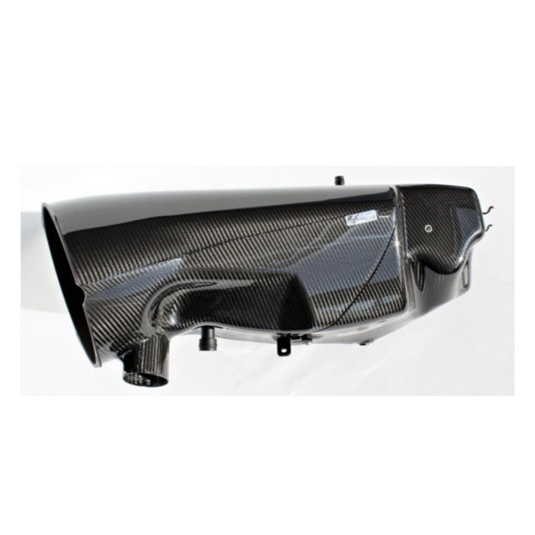 BMW E46 M3 S54 Carbon Airbox (KARBONIUS) with oem Carbon Trumpets and 5 Year Warranty - Image 6