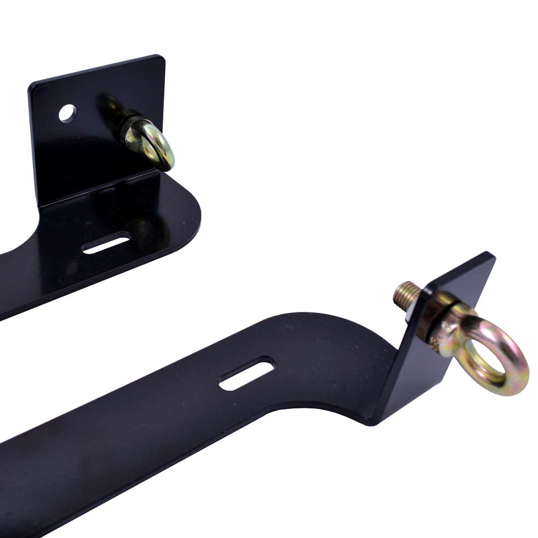 BARTOO 4PCS 90° Seat Belt Mounting L Brackets – Universal Fit For 2-6 Point Racing Harnesses