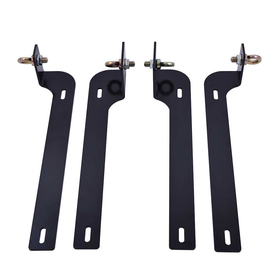 GSKMOTOR 4PCS 64-81 Front Seat Belt Floor Pan Mounting